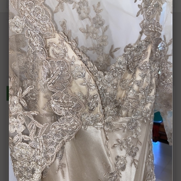 Lace Overlay Dress with Jacket ~ XXS - Picture 3 of 14